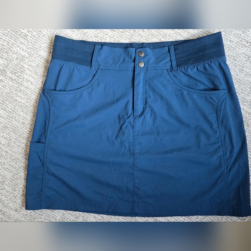 Title Nine Clamber Skort 14 indigo blue